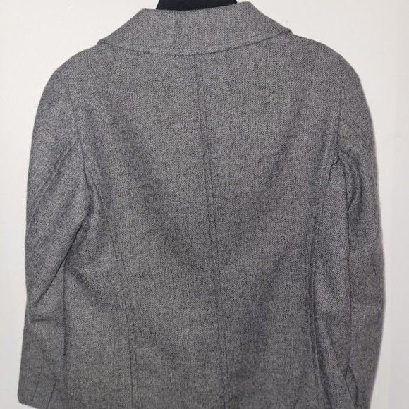 NWT Boy's Mimisol MadeinItaly Gray Herringbone Wool Blazer Jacket Sz 6 MSRP$240 - Picture 5 of 16